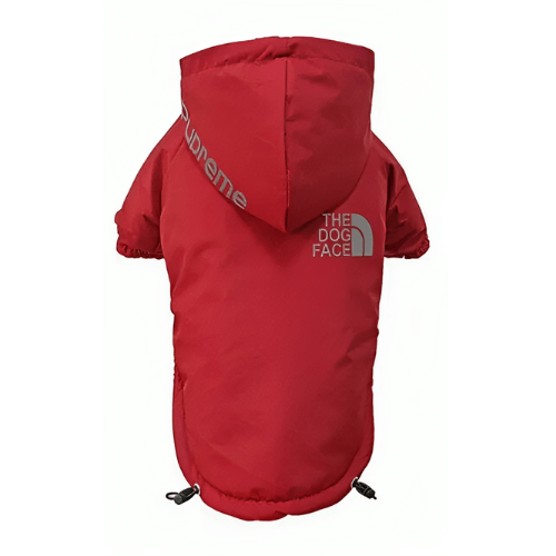 The Dog Face Tri-climate jacket (fiery red)
