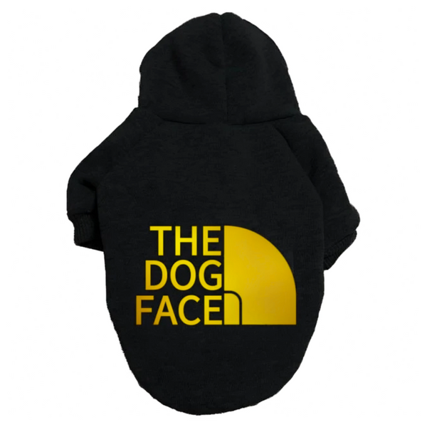 The Dog Face Half Dome TDF Hoodie (Color: Black/Gold)
