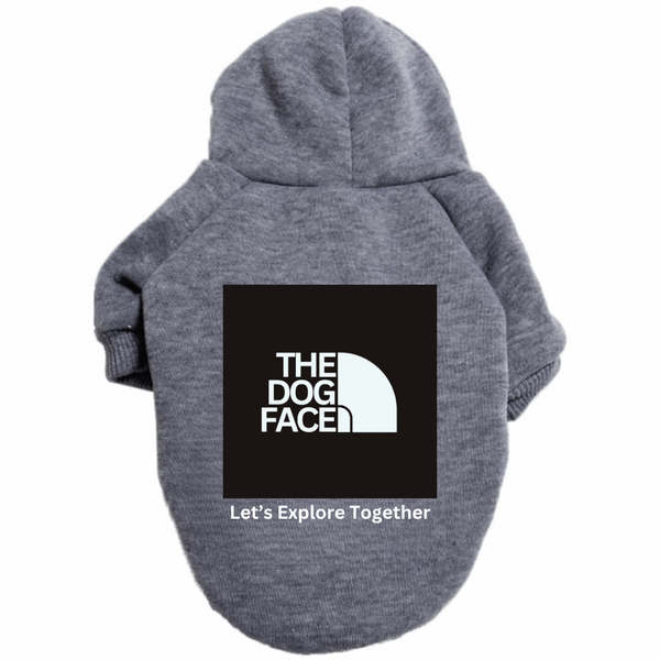 The Dog Face  Big Box LET Hoodie (Grey)