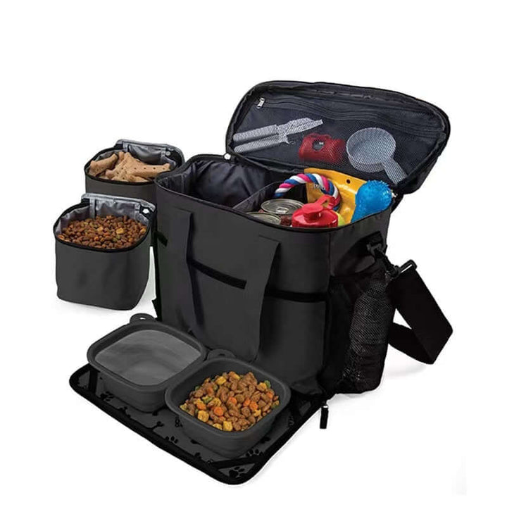 camp gear box carrying dog's essentials