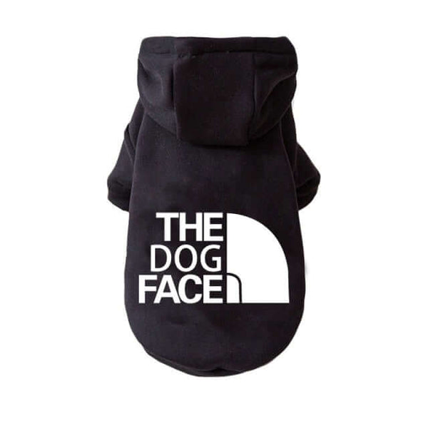 The Dog Face Half Dome Pullover Hoodie (Black) 