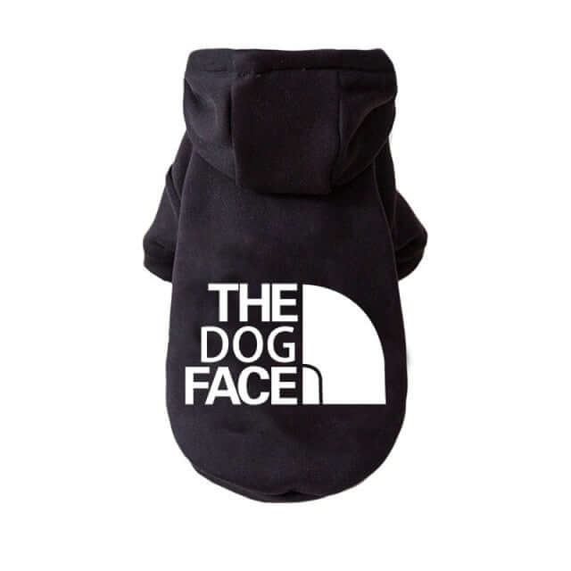 The Dog Face Half Dome Pullover Hoodie (Black) 